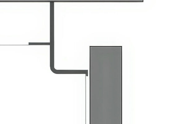 dettaglio cucina su misura Evoluzione con gola